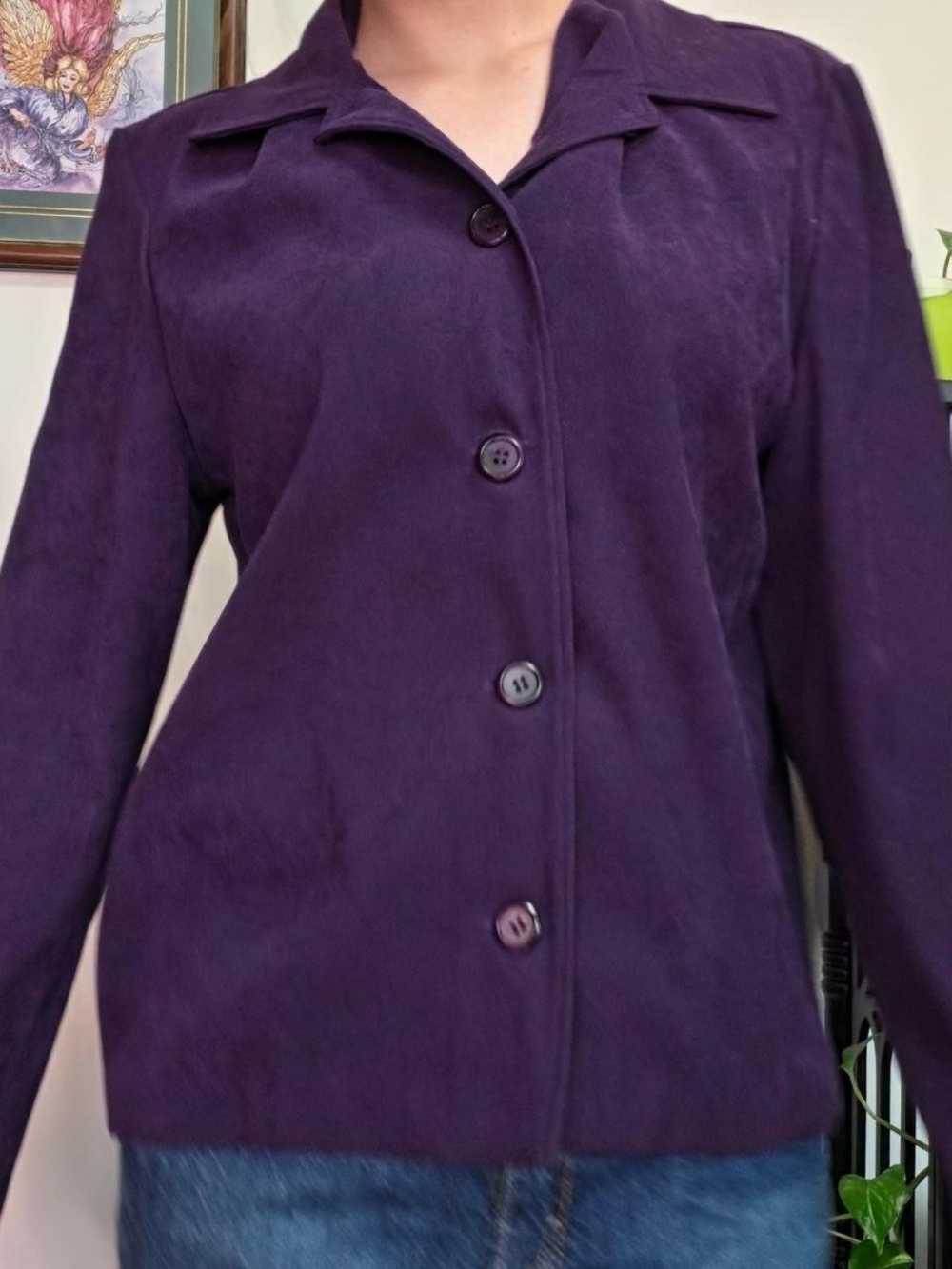 Vintage Button Up Long Sleeve Top